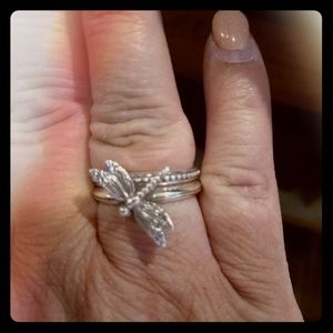 Brighton Dragonfly Ring Set
